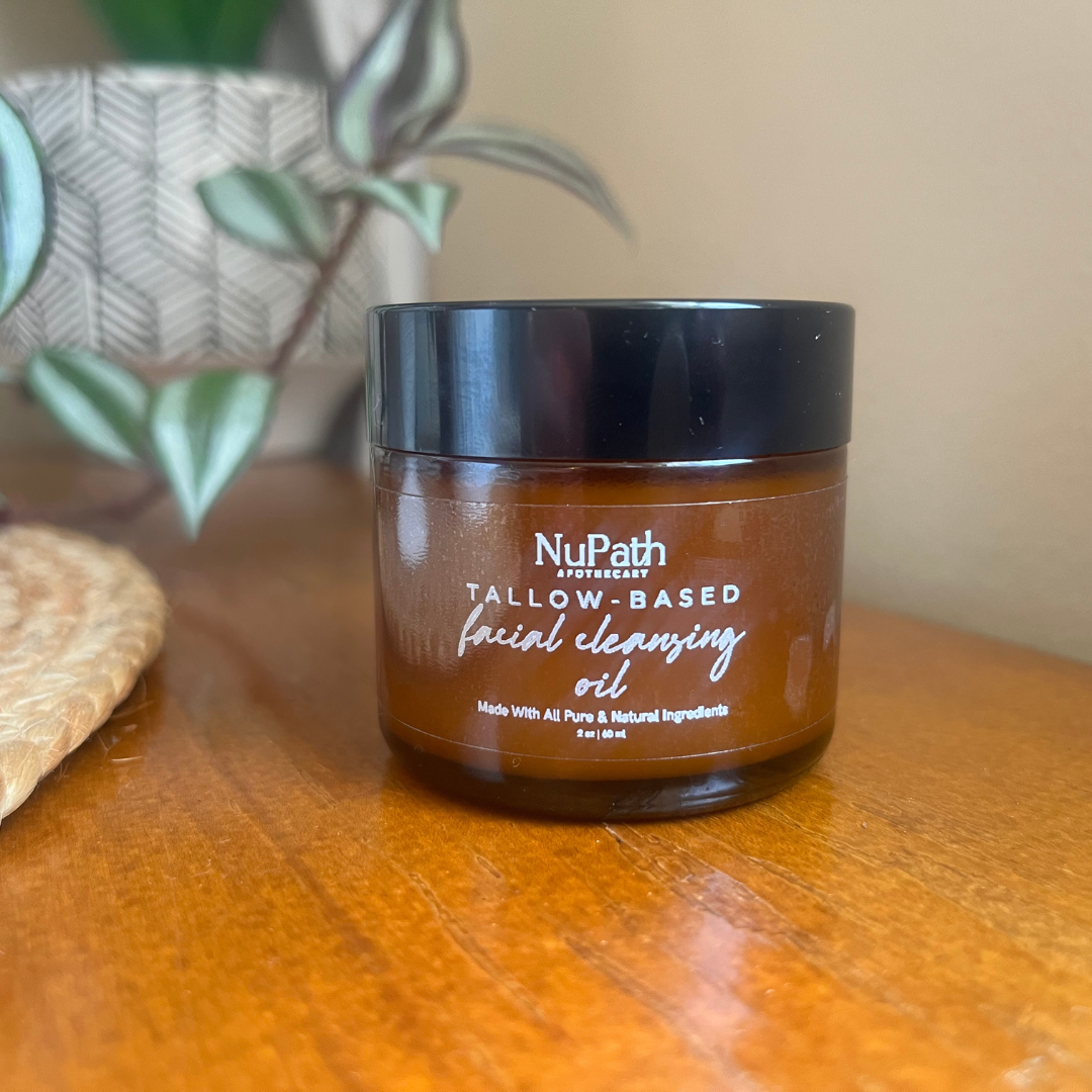 Tallow-Based Facial Cleansing Oil