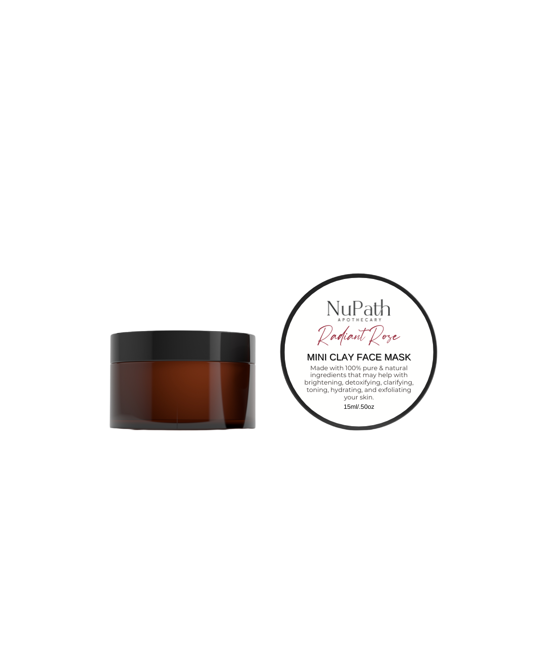 Rose Face Mask - Natural Clay Detox for Radiant Skin