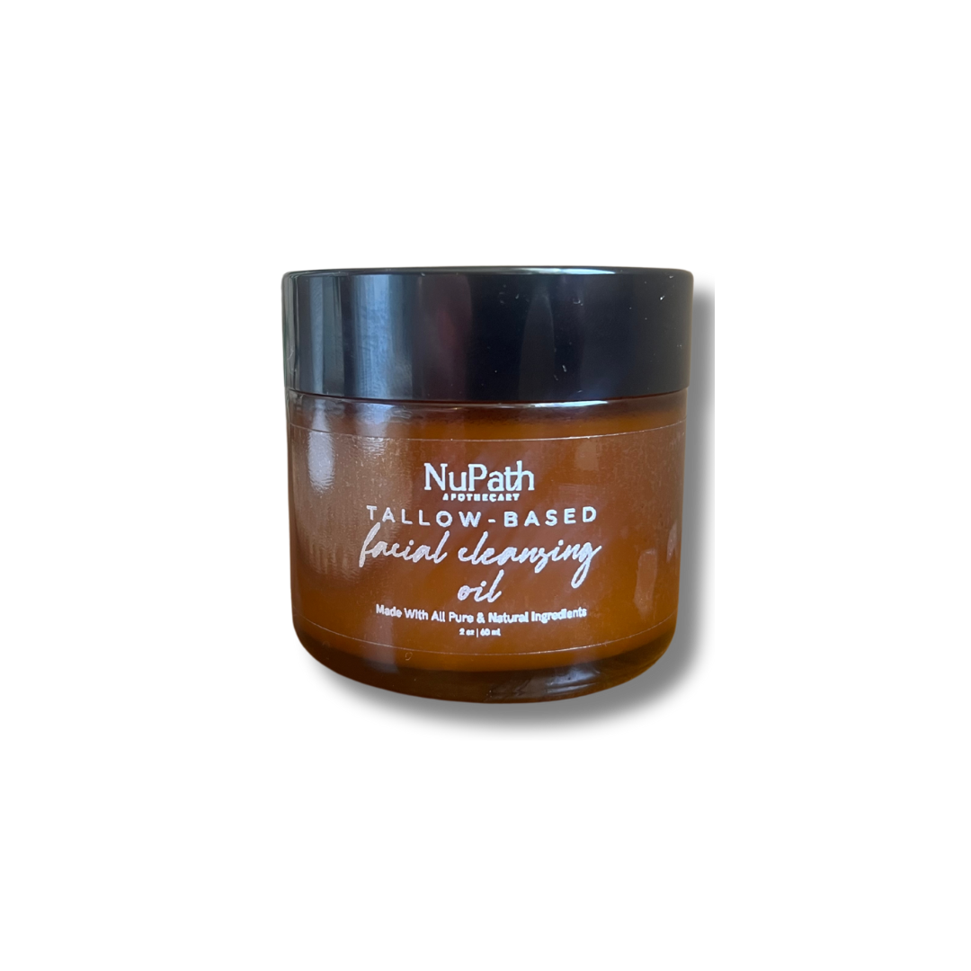 Tallow-Based Facial Cleansing Oil