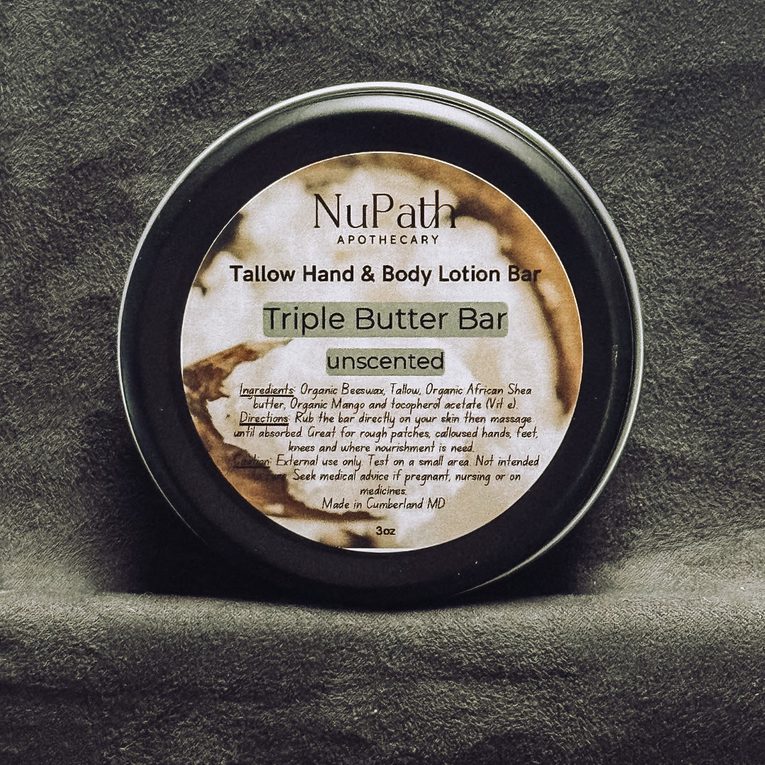 Tallow Lotion Bars -Solid Natural Moisturizer