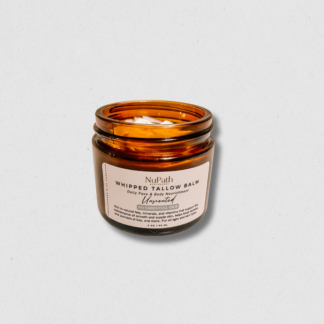 Whipped Unscented Tallow Balm - Pure Nourishment for Sensitive Skin