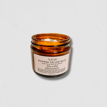 Whipped Unscented Tallow Balm - Pure Nourishment for Sensitive Skin
