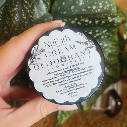 Tallow-Based Cream Deodorant